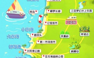 三亚旅游路线设计方案主题有哪些内容 - 三亚旅游路线图手绘