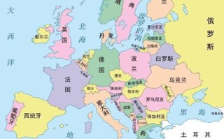欧洲旅游地图 - 欧洲旅游地图漫画图片