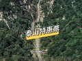 泰山风景区的门票是多少钱（泰山风景区门票时间）