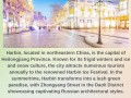 哈尔滨景点英语中文一段，哈尔滨旅游景点英文