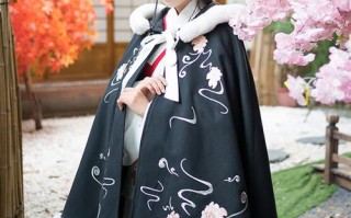 穿古装斗篷出行 - 穿斗篷的古代美女