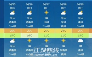 湖北监利天气预报30天查询（湖北监利天气预报30天查询表）