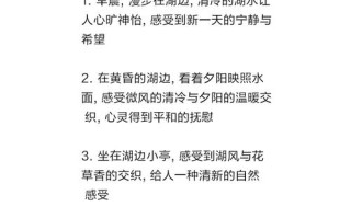 旅游湖泊感悟句子简短，游湖心情好的句子