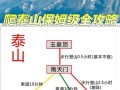 山东泰山旅游线路（山东泰山旅游线路图）