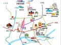 国内旅游路线手抄报 - 中国旅游路线图手绘