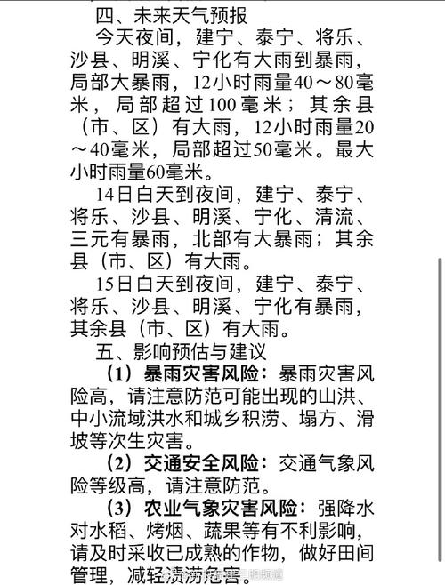 泰宁天气,泰宁天气预报15天气报-第6张图片 泰宁天气,泰宁天气预报15天气报-第6张图片