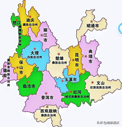 云南地图旅游景点地图，云南地图旅游景点地图 全图云南广南地区地图-第3张图片