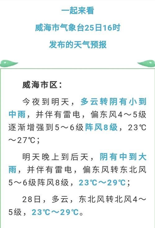 文登天气十五天，文登天气十五天预报情况-第2张图片