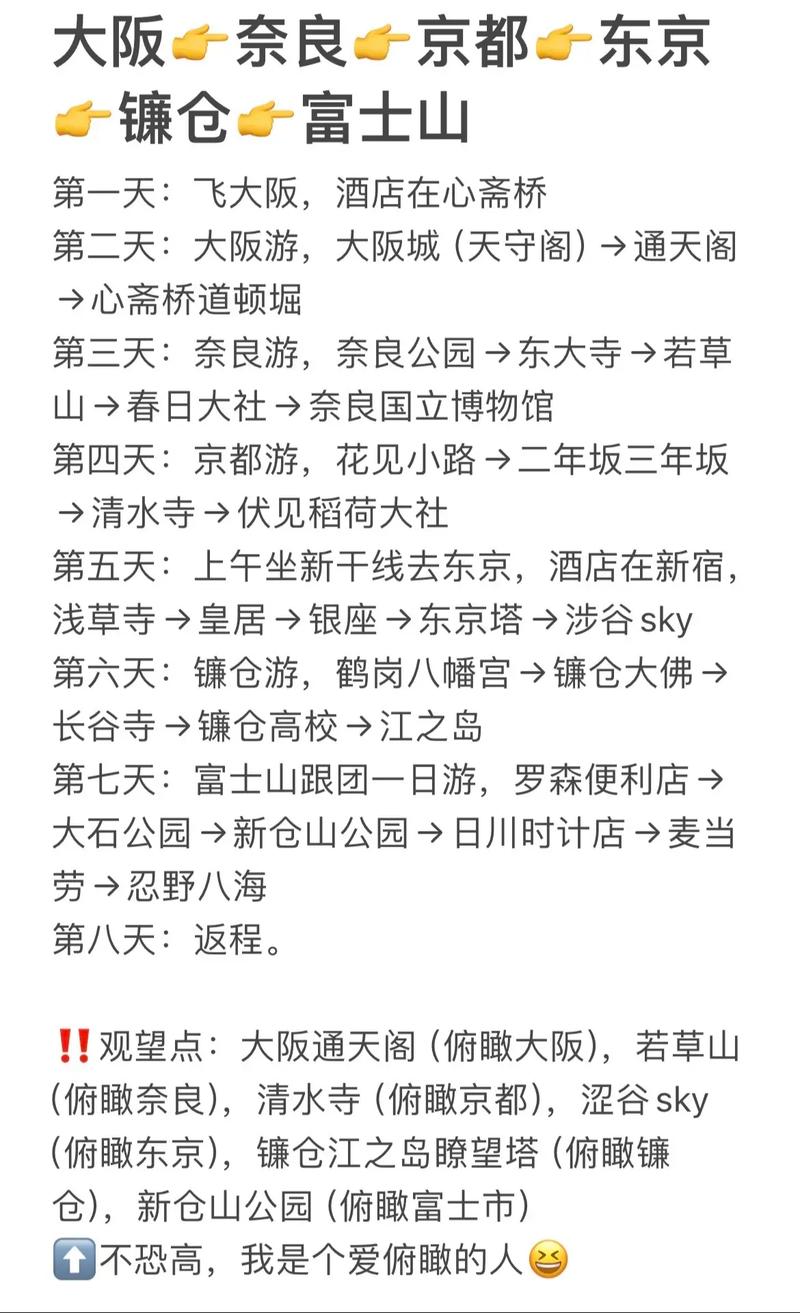 日本五天旅游攻略，日本5日游攻略-第4张图片