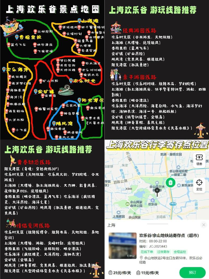 上海欢乐谷一日游游玩攻略，上海欢乐谷游玩路线推荐-第1张图片