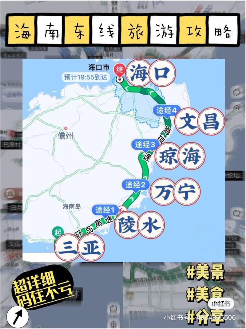 三亚旅游线路设计理念是什么，三亚旅游线路手绘图-第2张图片