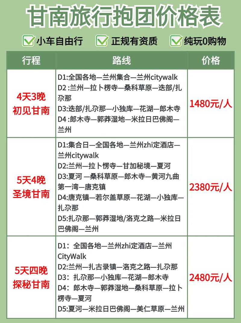甘南旅游景点门票费用和优惠政策最新,甘南各景点最新门票-第2张图片 甘南旅游景点门票费用和优惠政策最新,甘南各景点最新门票-第2张图片