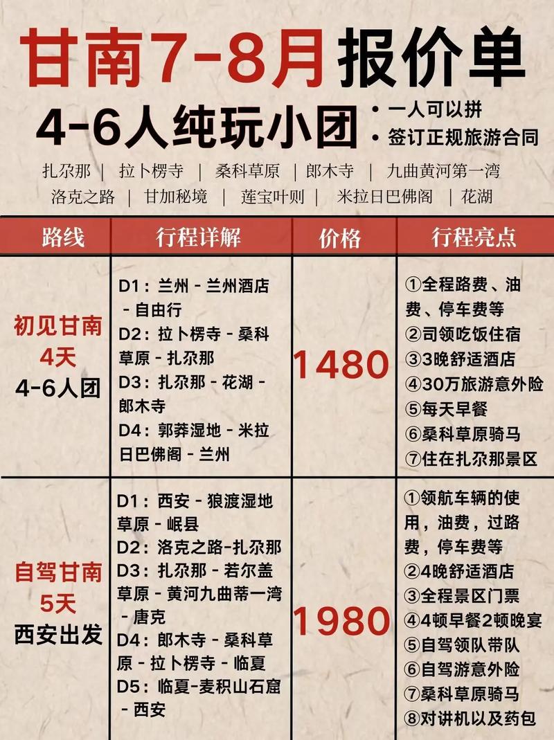 甘南旅游景点门票费用和优惠政策最新,甘南各景点最新门票-第3张图片 甘南旅游景点门票费用和优惠政策最新,甘南各景点最新门票-第3张图片