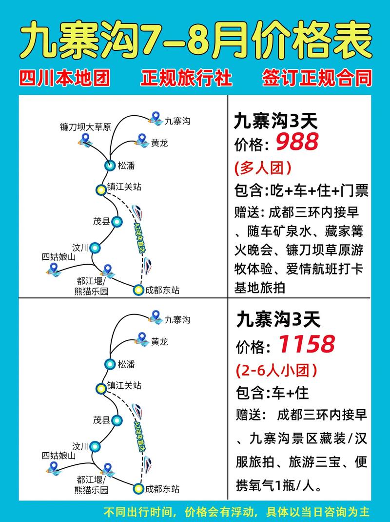 成都至九寨沟旅游费用多少钱(成都至九寨沟旅游费用攻略)-第2张图片 成都至九寨沟旅游费用多少钱(成都至九寨沟旅游费用攻略)-第2张图片