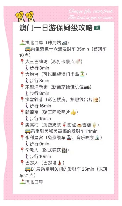 澳门旅游清单查询（澳门旅游网）-第3张图片