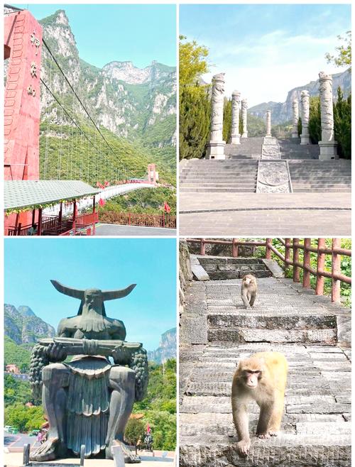 焦作旅游景点大全景点排名云台山 - 焦作云台山旅游路线示意图-第1张图片
