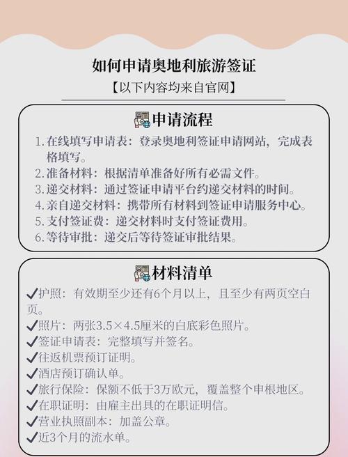 奥地利旅游签证需要什么材料和手续,奥地利旅游签证最长时间是多少-第2张图片 奥地利旅游签证需要什么材料和手续,奥地利旅游签证最长时间是多少-第2张图片